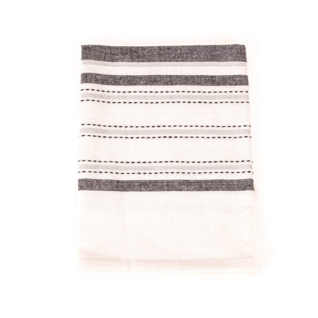 grey dobby tea towel