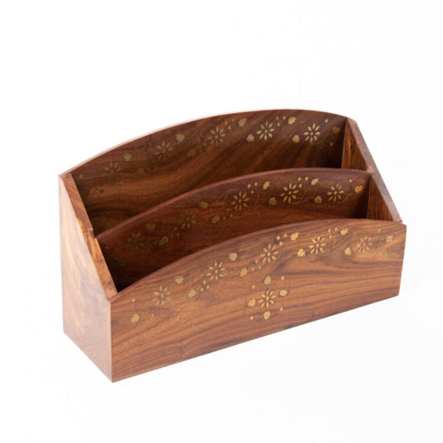 sheesham letter rack