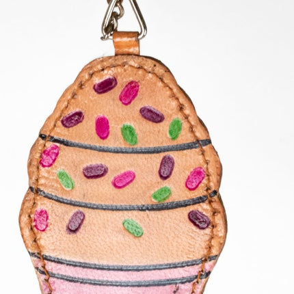 ice cream cone keyring