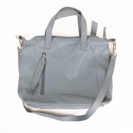 dotty blue shoulder bag