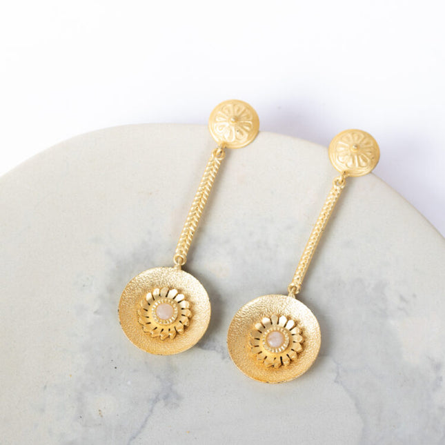 sunflower earrings 2