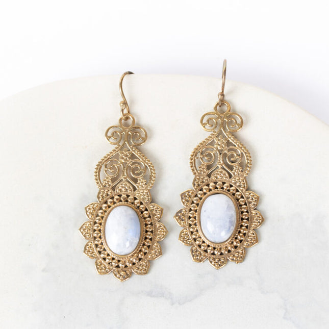 paisley earrings
