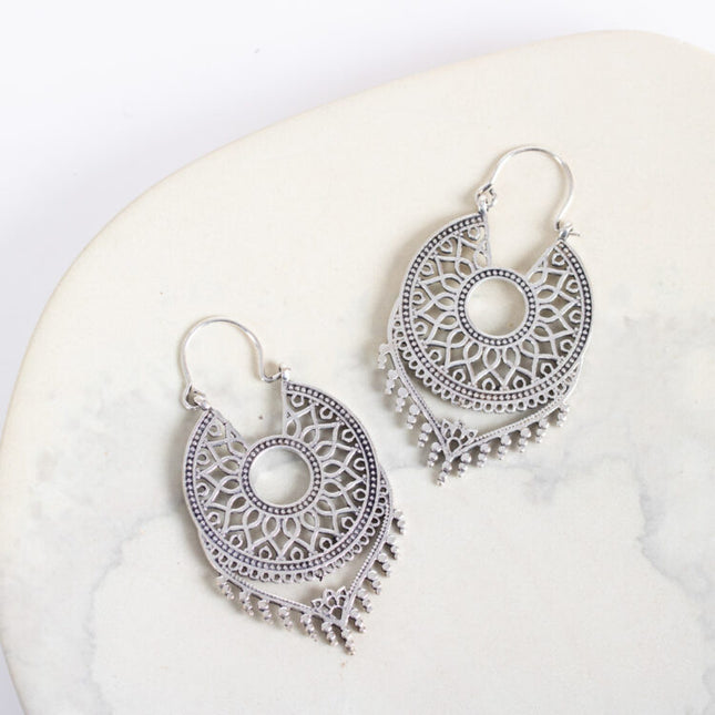 intricate drop earrings