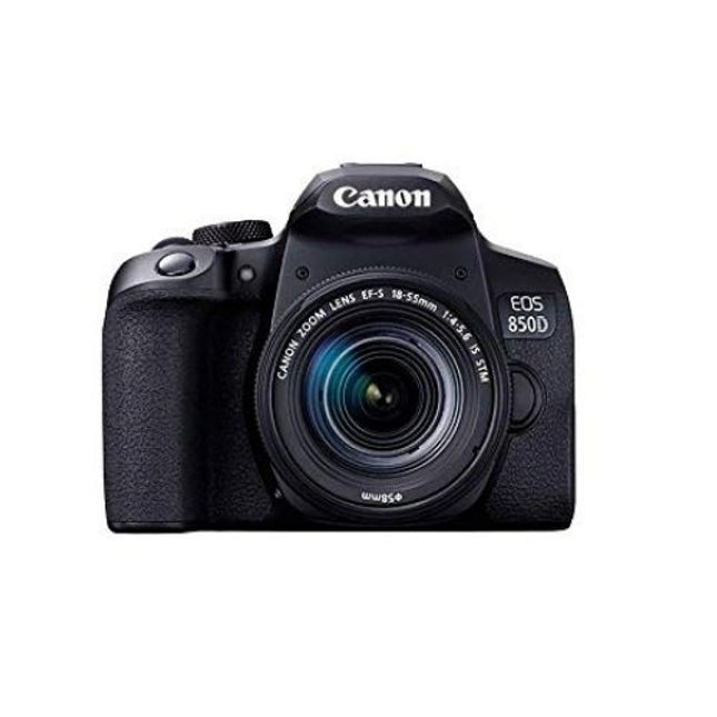 Canon EOS 850D Kit DSLR Camera 18 to 55 mm 24.1MP Black