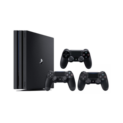 Playstation PS4 Pro Console 1TB and 3 Controllers Bundle