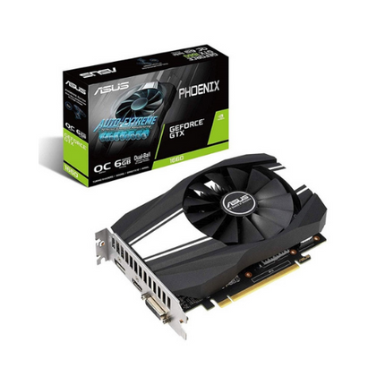 ASUS GeForce PH-GTX1660-O6G 6GB GDDR5 Graphics Card