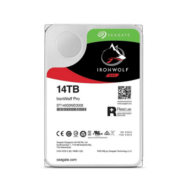Seagate ST14000NE0008 IronWolf Pro 14TB Helium HDD