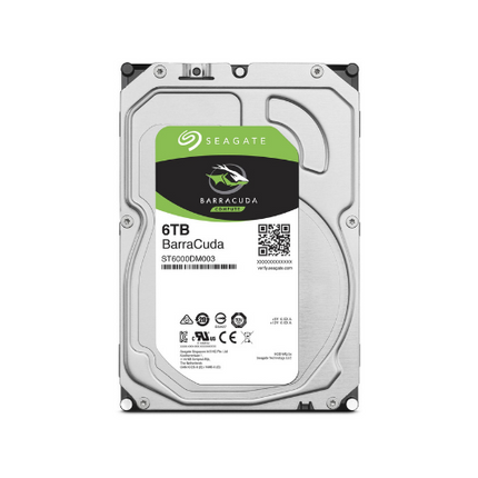 Seagate ST6000DM003 BarraCuda 6TB SATA3 3.5" Internal HDD