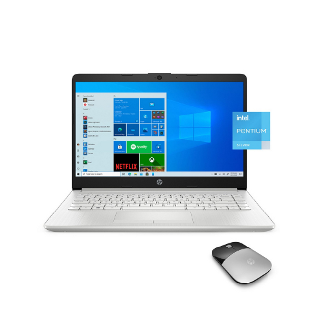 HP 14" Business Laptop 4GB 128GB Silver