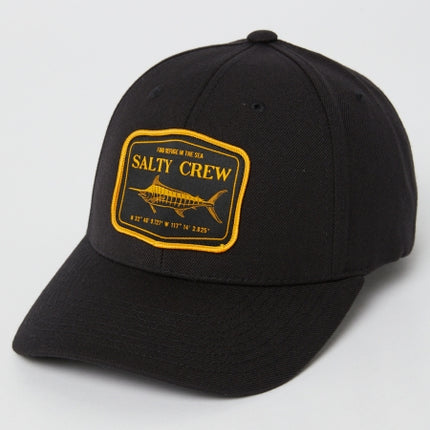 salty crew stealth 6 panel black