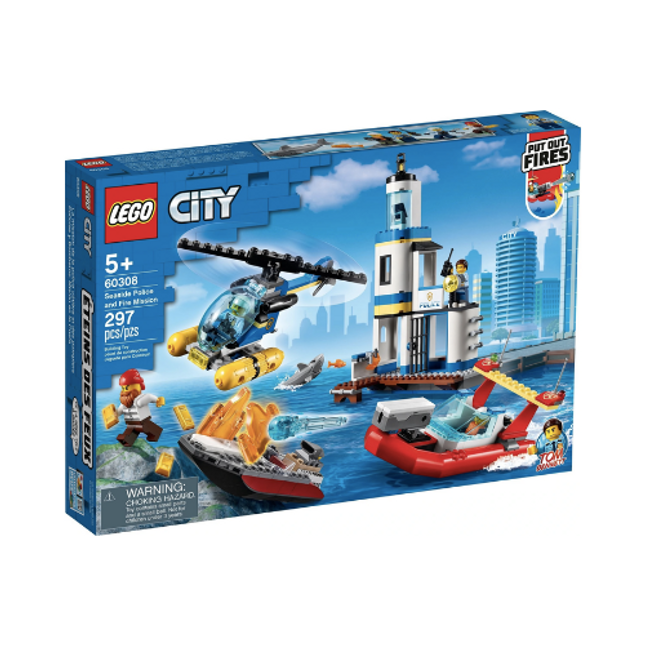 Lego 60308 Seaside Police and Fire Mission Toy Model
