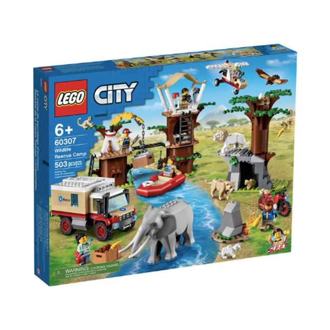 Lego 60307 Wildlife Rescue Camp Toy Model