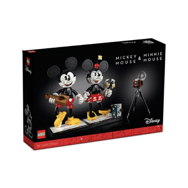 Lego 43179 Disney Mickey Mouse and Minnie Mouse Buildable Characters Toy Model
