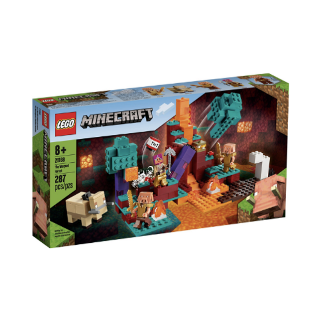Lego 21168 Minecraft The Warped Forest Toy Model
