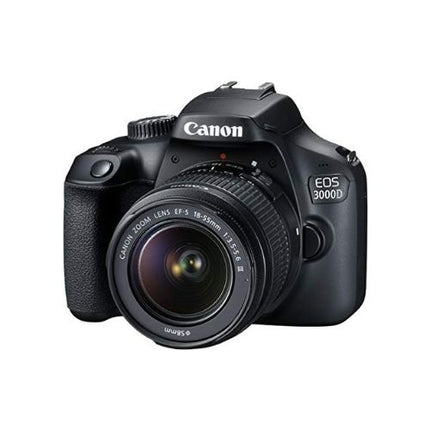 Canon EOS 3000D DSLR Camera 18 to 55 mm 18MP Black