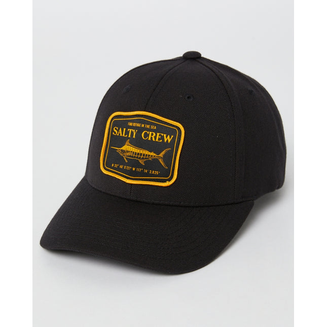 salty crew stealth 6 panel black