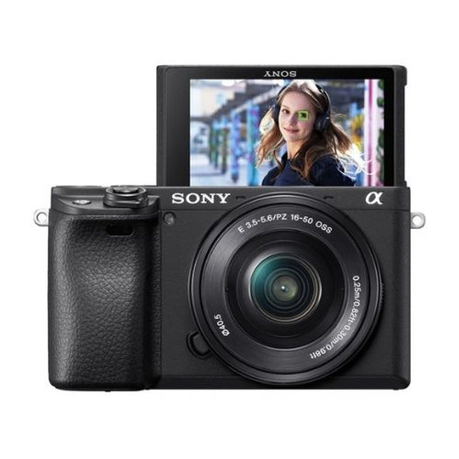 Sony Alpha A6400 DSLR Camera 16 to 50 mm 24.2MP Black