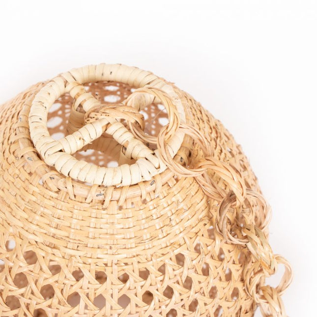 rattan oval lampshade
