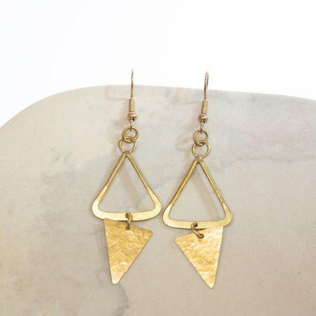 updown triangle earrings