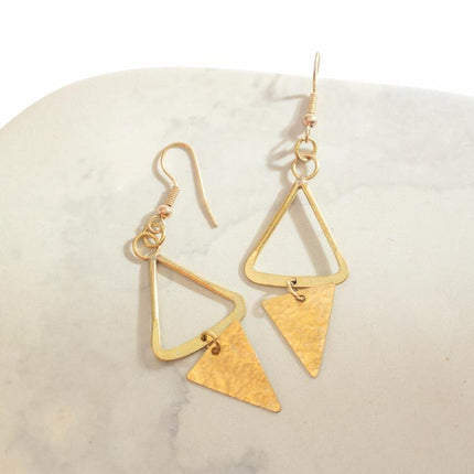 updown triangle earrings
