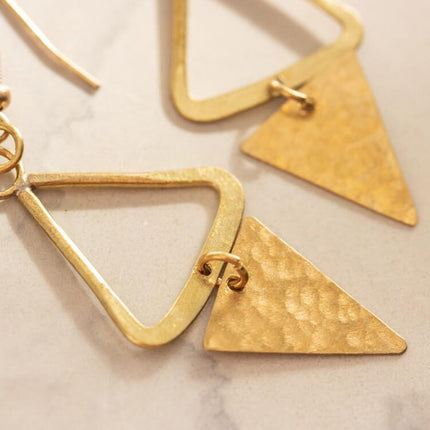 updown triangle earrings
