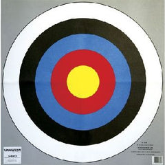 archery 24 bullseye targets blu yel red