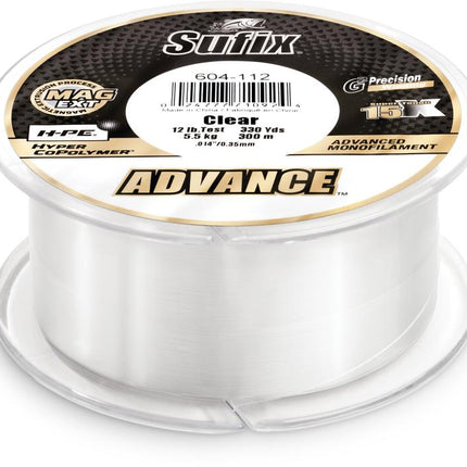 sufix advance clear 2 9kg 6lb 0 16 300m