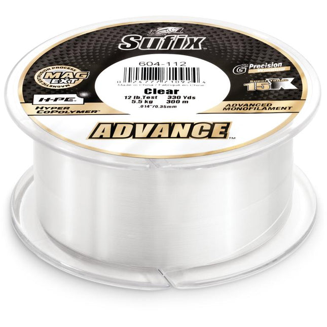 sufix advance clear 2 9kg 6lb 0 16 300m