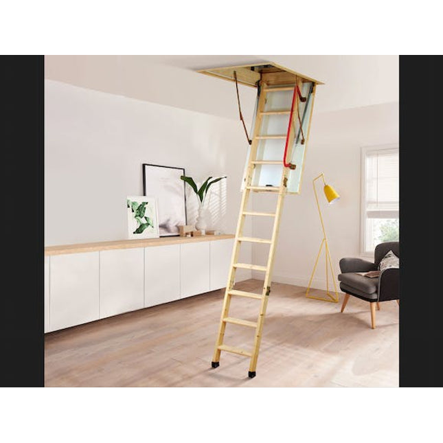 attic stairs deluxe wooden 2 4 m 2 7 m