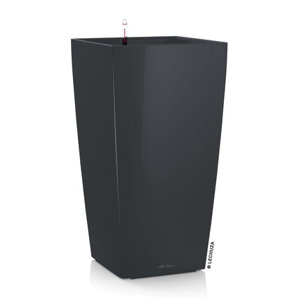 lechuza cubico planter colour 30 slate