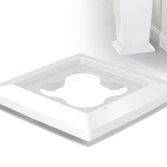 lechuza cubico 30 coaster white