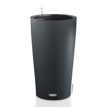 lechuza cilindro planter 32 slate