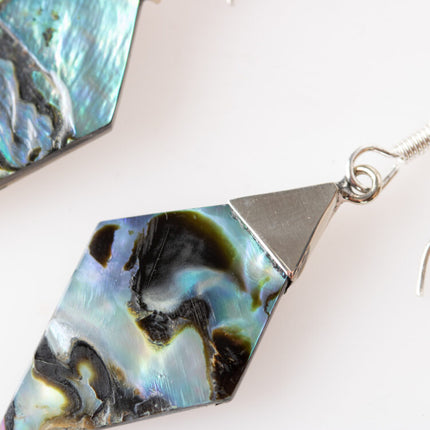 shell rhombus earrings