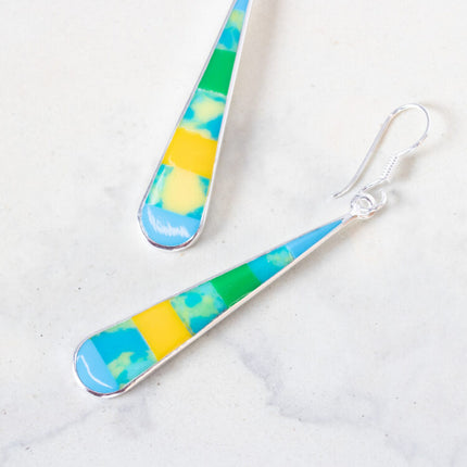 marbled long teardrop eas