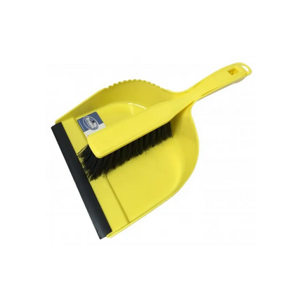 Rubber Bladed Brush & Pan Set-Order Unit = Each