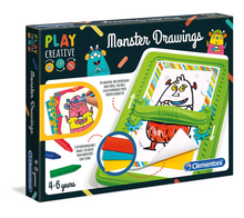 play creative monster drawings