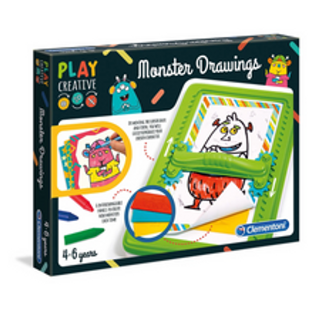 play creative monster drawings