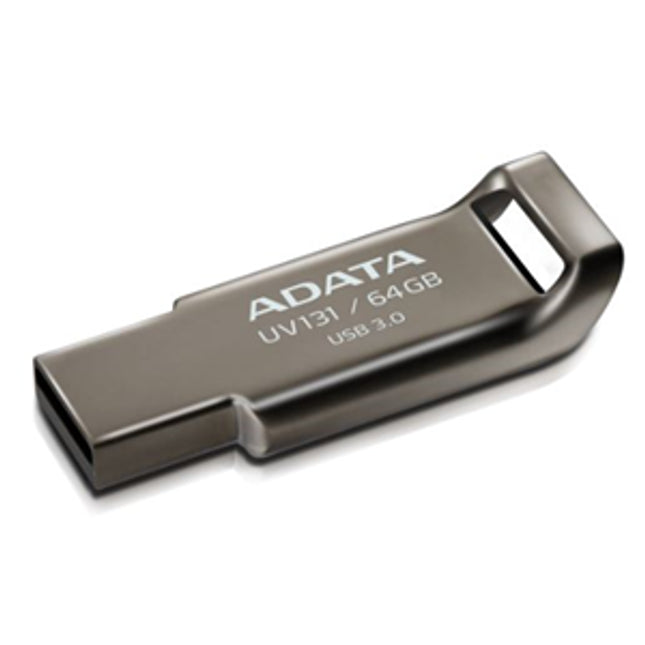 ADATA UV131 Classic USB 3.1 64GB Chromium Durable Grey Flash Drive