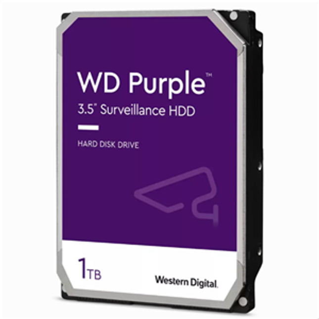 WD Purple 1TB SATA 3.5" Intellipower 64MB Surveillance HDD 3Yr Wty