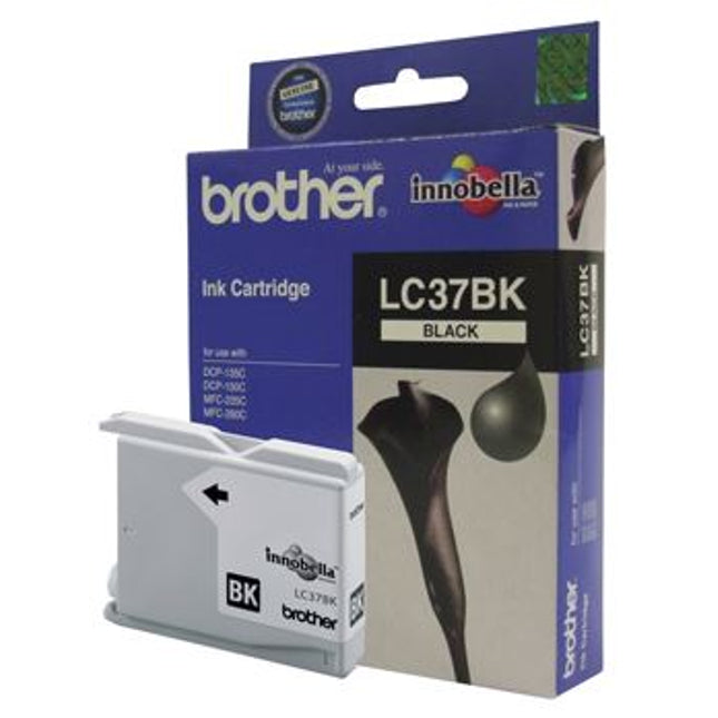 





Brother LC37BK Black Ink Cartridge

Features:
<div>Compatible With: DCP135C, DCP150C, MFC235C, MFC260C, Yield ~350 Pages</div>