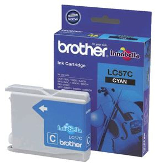 





Brother LC57C Cyan Ink Cartridge

Features:
<div>Compatible With: DCP130C, DCP330C, DCP350C, DCP540CN, DCP560CN, FAX2480C, MFC240C, MFC440CN, MFC465CN, MFC665CW, MFC685CW, MFC885CW, MFC3360C, MFC5460CN, MFC5860CN, Yield ~400 Pages (at 5% Coverage)</div>