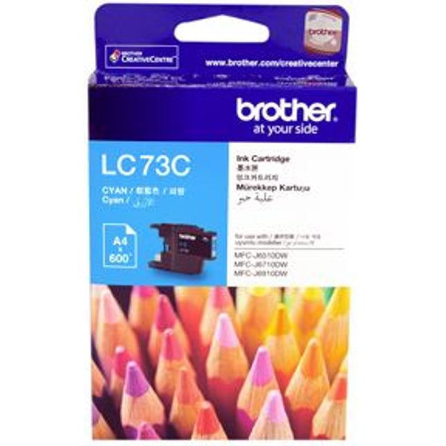 





Brother LC73C Cyan Ink Cartridge

Features:
<div>Compatible With: DCPJ525W, DCPJ725DW, DCPJ925DW, MFCJ430W, MFCJ432W, MFCJ625DW, MFCJ825DW, MFCJ5910DW, MFCJ6510DW, MFCJ6710DW, MFCJ6910DW, Yield ~600 Pages</div>