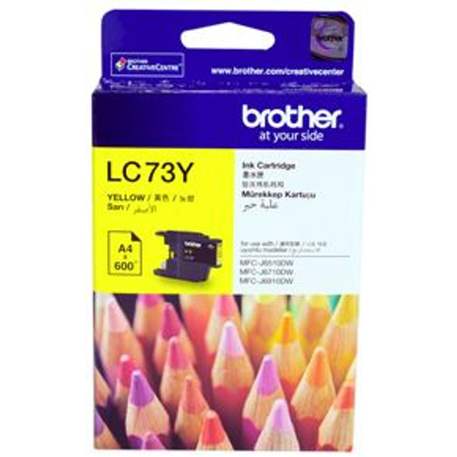 





Brother LC73Y Yellow Ink Cartridge

Features:
<div>Compatible With: DCPJ525W, DCPJ725DW, DCPJ925DW, MFCJ430W, MFCJ432W, MFCJ625DW, MFCJ825DW, MFCJ5910DW, MFCJ6510DW, MFCJ6710DW, MFCJ6910DW, Yield ~600 Pages</div>