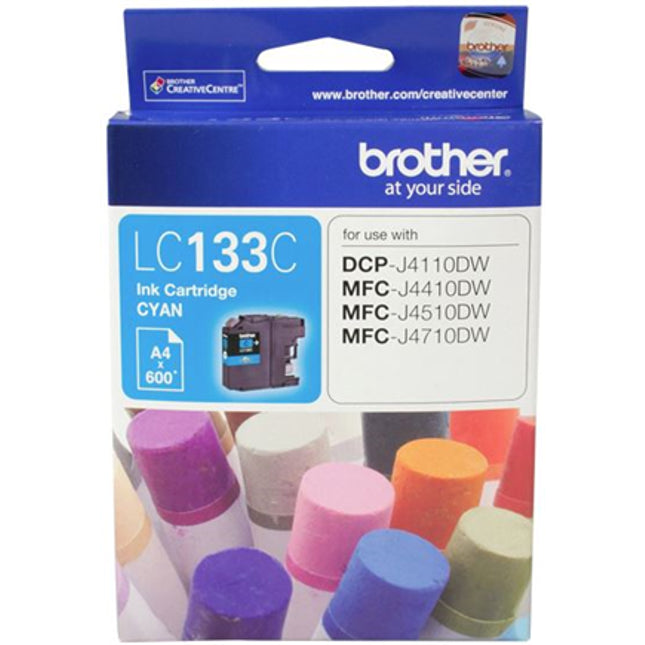 





Brother LC133C Cyan Ink Cartridge

Features:
<div>Compatible With: DCPJ152W, DCPJ172W, DCPJ552DW, DCPJ752DW, DCPJ4110DW, MFCJ245, MFCJ470DW, MFCJ650DW, MFCJ870DW, MFCJ4410DW, MFCJ4510DW, MFCJ4710DW, MFCJ6520DW, MFCJ6720DW, MFCJ6920DW, Yield ~600 Pages (at 5% Coverage)</div>
