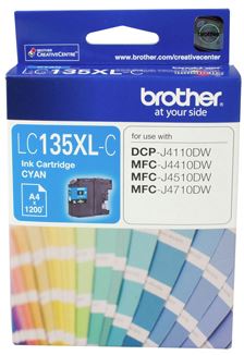 





Brother LC135XLC Cyan High Yield Ink Cartridge

Features:
<div>Compatible With: DCPJ4110DW, MFCJ4410DW, MFCJ4510DW, MFCJ4710DW, MFCJ6520DW, MFCJ6720DW, MFCJ6920DW, Yield ~1200 Pages (at 5% Coverage)</div>