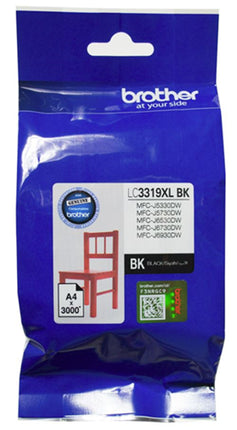 





Brother LC3319XLBK Black High Yield Ink Cartridge

Features:
<div>Compatible With: MFCJ5330DW, MFCJ5730DW, MFCJ5930DW, MFCJ6530DW, MFCJ6930DW Yield ~3,000 Pages</div>