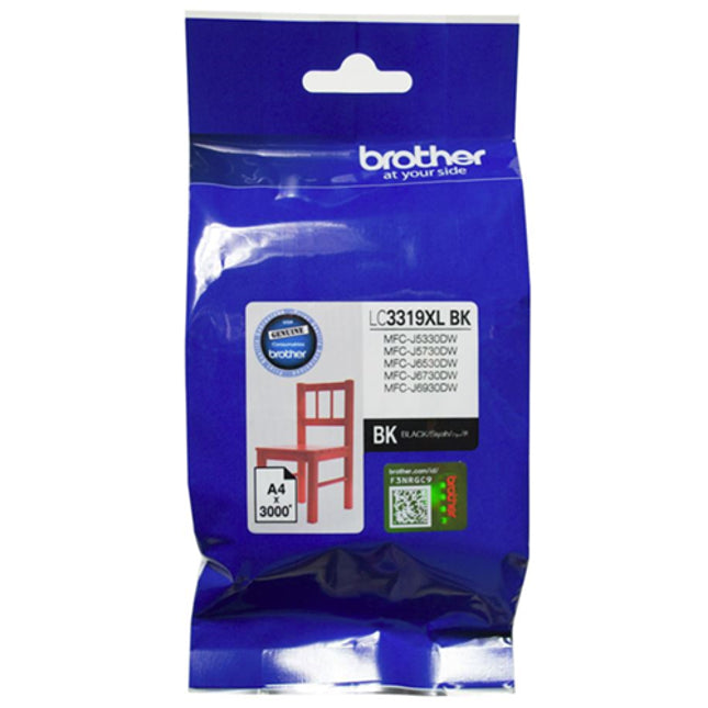 





Brother LC3319XLBK Black High Yield Ink Cartridge

Features:
<div>Compatible With: MFCJ5330DW, MFCJ5730DW, MFCJ5930DW, MFCJ6530DW, MFCJ6930DW Yield ~3,000 Pages</div>