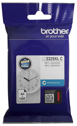 





Brother LC3329XLC Cyan High Yield Ink Cartridge

Features:
<div>Compatible With: MFCJ6935DW, Yield ~1,500 Pages (at 5% coverage)</div>