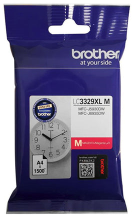 





Brother LC3329XLM Magenta High Yield Ink Cartridge

Features:
<div>Compatible With: MFCJ6935DW, Yield ~1,500 Pages (at 5% coverage)</div>