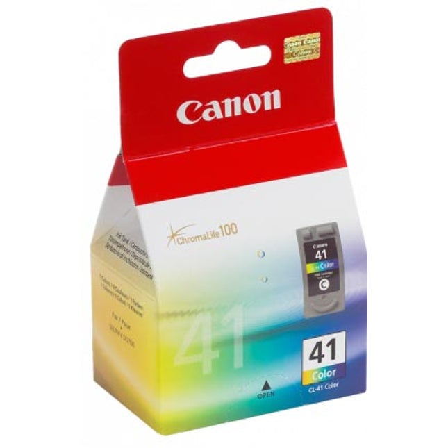 





Canon CL41 Colour High Yield Ink Cartridge

Features:
<div>Compatible with PIXMA iP1200, iP1300, iP1600, iP1700, iP1900, iP2200, MP150, MP170, MP450, MP160, MP180, MP460, iP6210D, iP6220D, iP6320D, iP1800, MP210, MP220, MP470, MX300, MX310, Yield ~312 Pages</div>